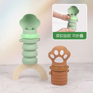 Nuovi arrivi moderno per uso alimentare per animali domestici <span class=keywords><strong>bottiglia</strong></span> d'acqua portatile per Pet alimentatore in Silicone multifunzionale <span class=keywords><strong>bottiglia</strong></span> per bere cani - Product Image 4