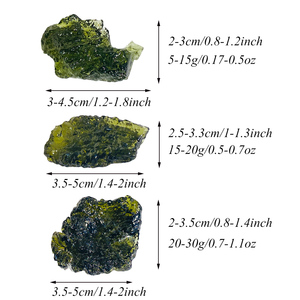 Vente en gros de Moldavite de haute qualité, cristal minéral de guérison, spécimen brut, pierre brute pour la décoration - Product Image 3