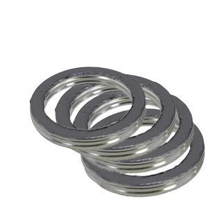 Piezas de Motocicleta, Junta de Silenciador de Acero Inoxidable Reforzada para Motocicleta/Triciclo, Juntas para Tubo de Escape 125/150/175/200 - Product Image 1