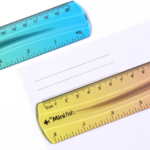 Aangepaste 20Cm Zachte Pvc Flexibele Gradiënt Liniaal Schattige Kawaii Schoolbenodigdheden Duurzaam Plastic - Product Image 4