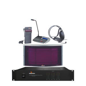 Panvotech-auriculares infrarrojos de alta calidad, audífonos inalámbricos de traducción, sistema de interpretación simultánea - Product Image 1