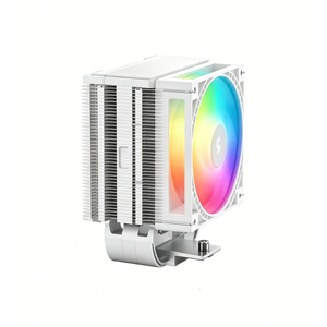 พัดลมระบายความร้อนซีพียู DeepCool AG400 ARGB WH สีขาว รองรับ TDP 220W สำหรับ LGA1700 1200 และ AM5 AM4 พร้อมพัดลม PWM ขนาด 120 มม. รุ่นอัปเกรดสำหรับเจเนอเรชั่นถัดไป - Product Image 2