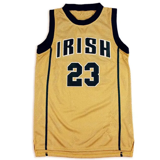 Herren Basketball Trikots #23 Gold Irish High School Custom Trikots Basketball