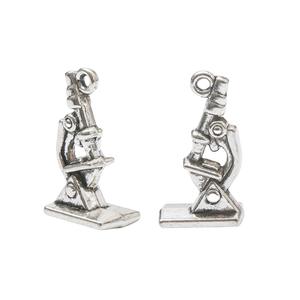 Bijoux à bricoler soi-même accessoires rétro alliage de Zinc Microscope médical pendentif Zakka vente en gros usine directe 2198 - Product Image 4
