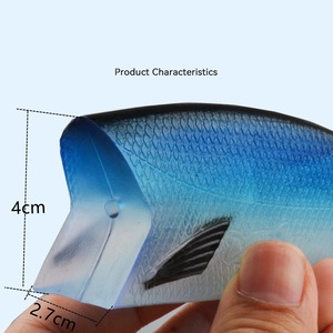 Leurre souple en PVC <span class=keywords><strong>de</strong></span> 17,5 cm, super grand, sans tête, à queue <span class=keywords><strong>de</strong></span> pagaie, pack en vrac, plusieurs couleurs, pour la pêche en lac et en rivière (<span class=keywords><strong>eau</strong></span> douce et salée) - Product Image 3
