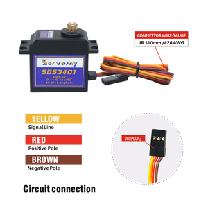 Hiệu suất cao 14kg 0.12S 6.0V RC động cơ <span class=keywords><strong>servo</strong></span> cho cánh Robot 1/12 1/16 1/18 mô hình kim loại bánh răng kỹ thuật số <span class=keywords><strong>servo</strong></span> RC bộ phận máy bay - Product Image 4