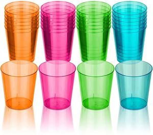 2Oz Printing Disposable Hard <b>Plastic</b> Round Cups PS <b>Shot</b> <b>Glasses</b> Single Wall Style for Tea Drink Juice Fruit Milk Wine Beverages - Product Image 3