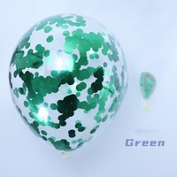 Ballon en papier à paillettes de 12 pouces pour décoration de mariage, décoration de fête d'anniversaire, ballon à bulles dorées