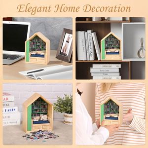 Mini bibliothèque avec mini livres, décoration de bureau, livre miniature pour soulager l'anxiété, cadeaux pour les amoureux des livres, bibliothèque, famille <span class=keywords><strong>et</strong></span> amis - Product Image 5