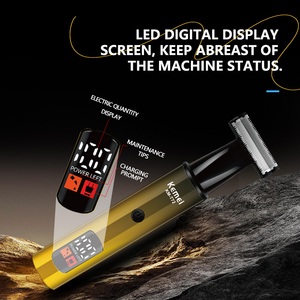 Kemei KM-T72 1600mAh 7000 vòng/phút 3 Wát điện Beard Cutter Head có thể thay thế mini Shaver có thể sạc lại dao cạo nhỏ đầy đủ chứng nhận - Product Image 5