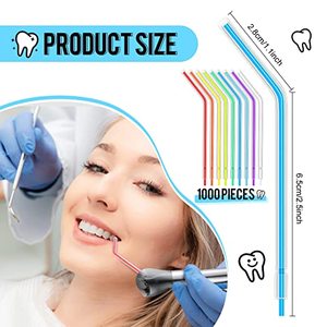 Punta de jeringa de aire-agua para uso en Clínica <span class=keywords><strong>Dental</strong></span>, punta de jeringa desechable de arcoíris sin núcleo - Product Image 4