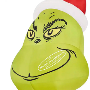 20 Foot Christmas <strong>Inflatable</strong> Giant LED <strong>Grinch</strong> in Santa Suit Airblown <strong>Grinch</strong> <strong>Inflatable</strong> - Product Image 6