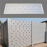 Moules pour dalles murales en pierre artificielle de ciment plastique, moules de conteneurs de soutènement et de barrières pour murs de clôture en béton