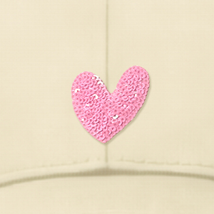 Vente en gros Street Style rose coeur paillettes thermocollant pour casquettes de baseball paillettes chapeau patchs - Product Image 2