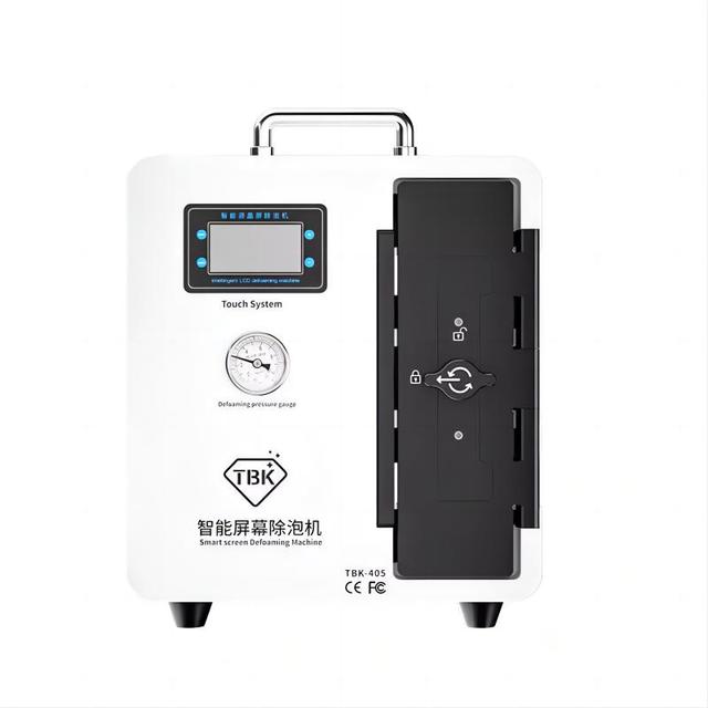 TBK 405 Smart Screen Defoam Machine 15 Inch Screen Defoamer for SAM iPhone Tablets Mini Autoclave Bubble Remover Machine