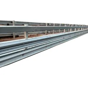 Compliant Road Restraint Safety System W Beam Guard Rail Crash Barrier