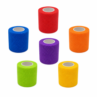 Vente en gros de bandages élastiques cohésifs respirants auto-adhésifs Coban pour les premiers secours sportifs et le soin des plaies animales