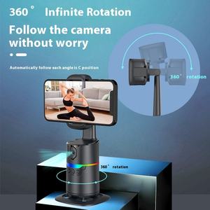 Estabilizador de teléfono de seguimiento facial inteligente de 360 grados Pan-Tilt Soporte de artefacto de seguimiento automático para teléfonos inteligentes para uso deportivo - Product Image 2