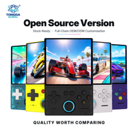 Stok Tersedia Mini40 Open Source 4 inci Konsol Game Retro Genggam Dua Pemain WIFI Pertarungan Online untuk Hadiah Keluarga