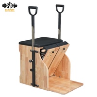 Chaise Wunda de Pilates en bois de qualité supérieure, stable, multifonctionnelle, pour la rééducation et le renforcement du tronc