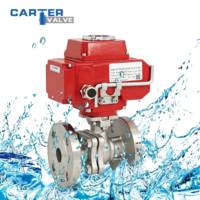 Vanne à boisseau flottant WCB CF8 CF8M à bride RF électrique à passage plein/réduit pour vapeur, eau, acide nitrique/acide acétique OEM