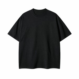 เสื้อยืดคอตตอน 100% หนัก 260 กรัม แบบสั่งทำพิเศษ OEM ODM ทรงโอเวอร์ไซส์ คอกลม แขนสั้น ไม่มีลาย พร้อมสกรีนโลโก้ - Product Image 6