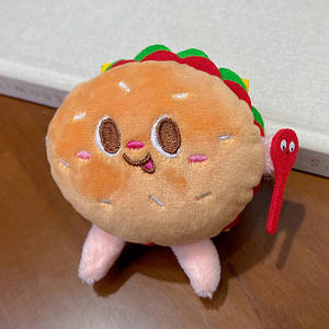 Mignon créatif doux Simulation légumes en peluche poupée porte-clés drôle sac à dos pendentif jouet nourriture jouer série-oignon gingembre ail - Product Image 4