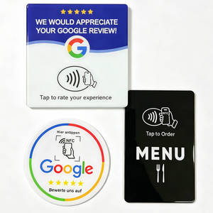 Autocollant de table NFC multifonctionnel pour hôtel, paiement par contact, menu et tableau de commentaires et de réseaux sociaux, puce 213 pour <span class=keywords><strong>avis</strong></span> et paiement - Product Image 5