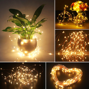 Guirlandes lumineuses LED DIY à piles longue durée, en forme de fil de cuivre, blanc chaud, pour cadeaux de Noël, lot de 20 - Product Image 4