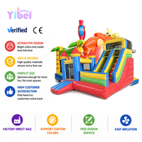 Château gonflable commercial extérieur en PVC personnalisé pour location événementielle et parcs d'attractions