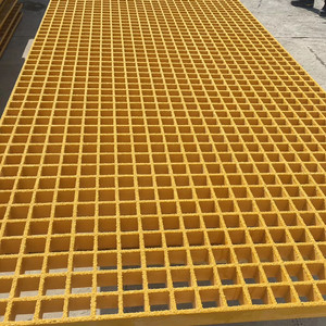 Grille en fibre de verre moulée en FRP avec surface supérieure sablée pour une meilleure adhérence - Product Image 1