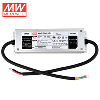 Driver LED à puissance constante Mean Well série XLG-200 200W 12V/24V IP67 Protection contre la foudre 6KV/4KV Variateur trois-en-un AC-DC