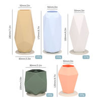 Moule en silicone de qualité alimentaire de luxe personnalisé pour vase à fleurs, utilisation extérieure, écologique, facile à nettoyer, ventouse pour plantes