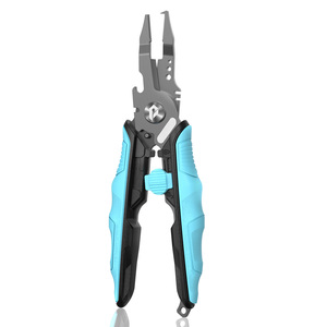 Pro pinze da pesca in acciaio inox per giappone Eging esche pesca a prova di acqua salata con gancio Cutter Modulare strumento ad anello - Product Image 1