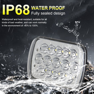 Phare LED carré 5x7 pouces 12V 45W 6000K pour voiture, faisceau Hi/Lo, étanche, antibrouillard, garantie 2 ans pour Jeeps - Product Image 5