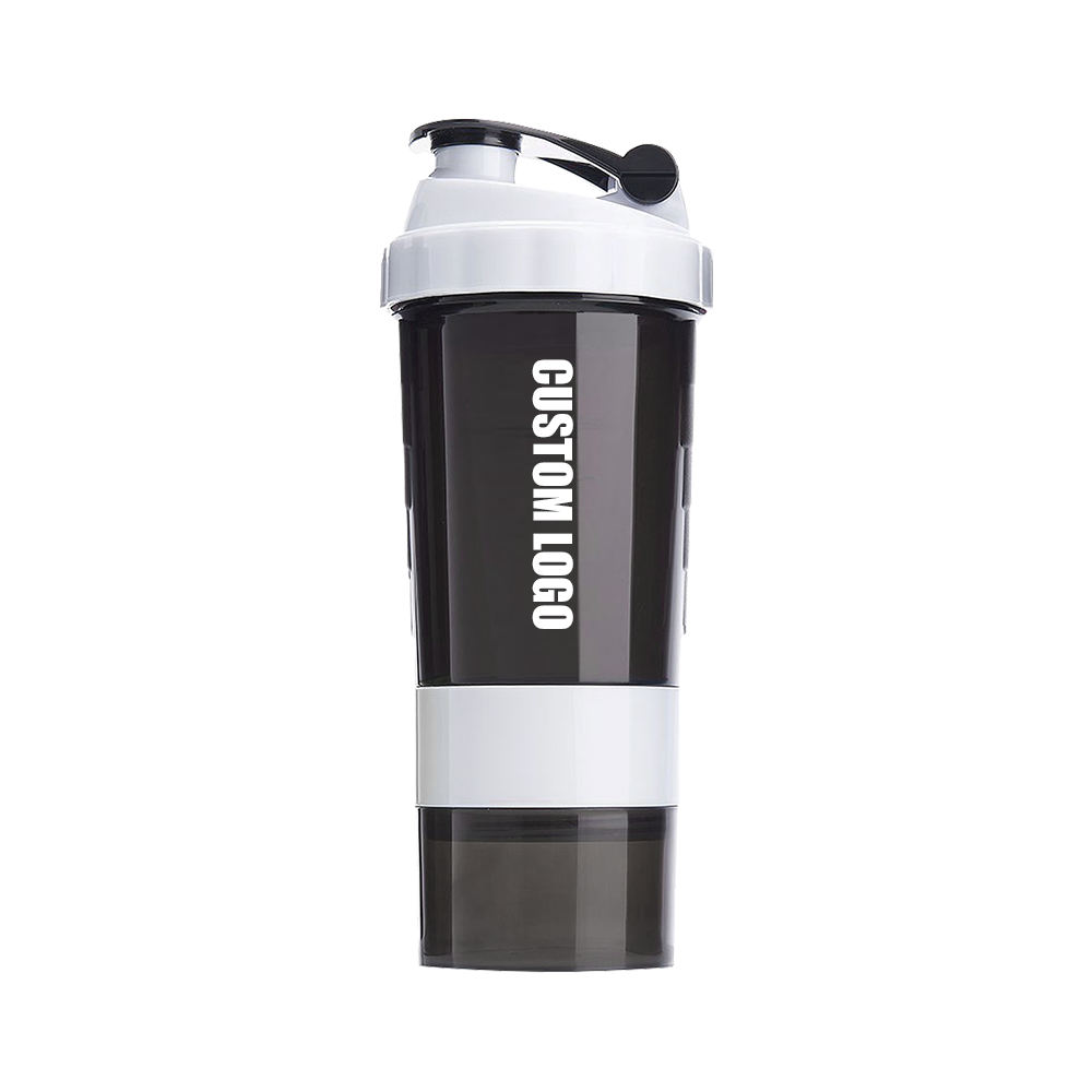 600ML PP Shaker Bottle-White