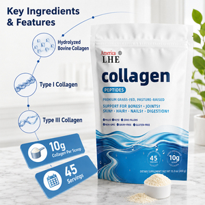 Suplemento de Colágeno Shecome al por Mayor, Fabricante de Proteína Hidrolizada Tipo 1 y 3, Péptidos de Colágeno en Polvo para el Cabello y la Piel - Product Image 5