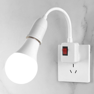 <span class=keywords><strong>Enchufe</strong></span> de cable de la UE al por mayor con manguera de alambre de acero inoxidable <span class=keywords><strong>E27</strong></span> portalámparas con tapa de rosca precio de fábrica portalámparas Blub - Product Image 2