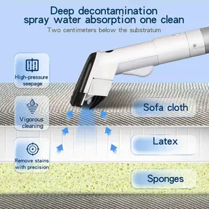 לנקות את חדר מנקה עם כביסה יעילות גבוהה משקל 3.8 KG מכונות מנקה שני דור שטיח שואב אבק