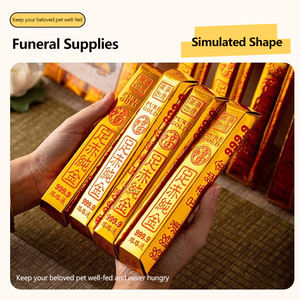 <span class=keywords><strong>Flores</strong></span> de Seda Desechables FYC (Pet Pure Gold 20x25cm) para Rituales Fúnebres de Mascotas, Ceremonia del Séptimo Día, Festival Qingming, Uso en Exteriores - Product Image 6