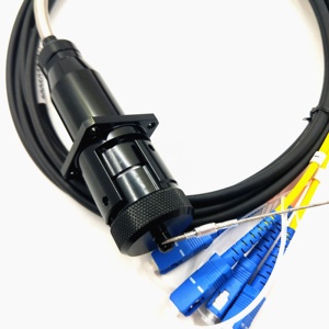 Connecteur de câble à fibre optique ZLTC, étanche pour extérieur, <span class=keywords><strong>YZA</strong></span> 4 cœurs, prise - Product Image 2