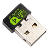 Adaptor WiFi 150Mbps USB Antena WiFi Driver Gratis Dongle Wi-Fi Kartu Jaringan Eksternal Ethernet Nirkabel Penerima Wi-Fi untuk PC