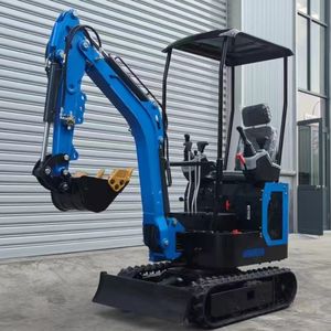 Mini Excavadora hidráulica sobre orugas EPA Euro 5 con motor diésel de 1 tonelada con componentes de núcleo de bomba incluidos, para cubo de motor de construcción - Product Image 6