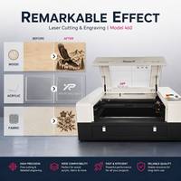 Machine de gravure laser CO2 haute précision 4060 avec rail coulissant interne pour le bois et l'acrylique