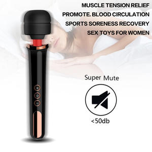 Pinkzoom mềm Silicone âm hộ Cây Đũa Thần Massager Vibrator người phụ nữ thủ dâm Wand Massager - Product Image 5