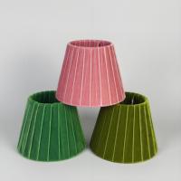 Lampe de table en tissu sans fil à LED réglable en hauteur (30-40 cm) avec ampoule E14 2700K et abat-jour en velours pour décorations de restaurant et de mariage