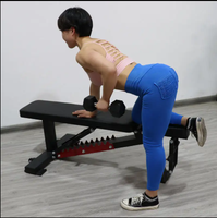 Banc d'haltérophilie moderne réglable en métal pour la musculation superbe banc de gymnastique de forme physique capacité de poids élevée pliable conception de base