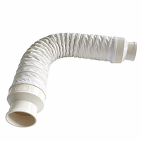Tuyau de ventilation flexible en nylon de conception chinoise pour usage hospitalier avec raccord souple pour la réduction du bruit des ventilateurs