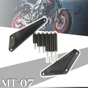 2014-2016 pour KAWASAKI <span class=keywords><strong>YAMAHA</strong></span> MT07 FZ07 moto CNC moteur couvre protecteurs en alliage d'aluminium curseur étui couverture protecteurs - Product Image 2