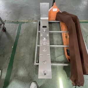 ZEPENG <span class=keywords><strong>Colonne</strong></span> de Douche Murale Thermostatique de Luxe avec Panneau LED, Affichage de la Température et en Acier Inoxydable - Product Image 6